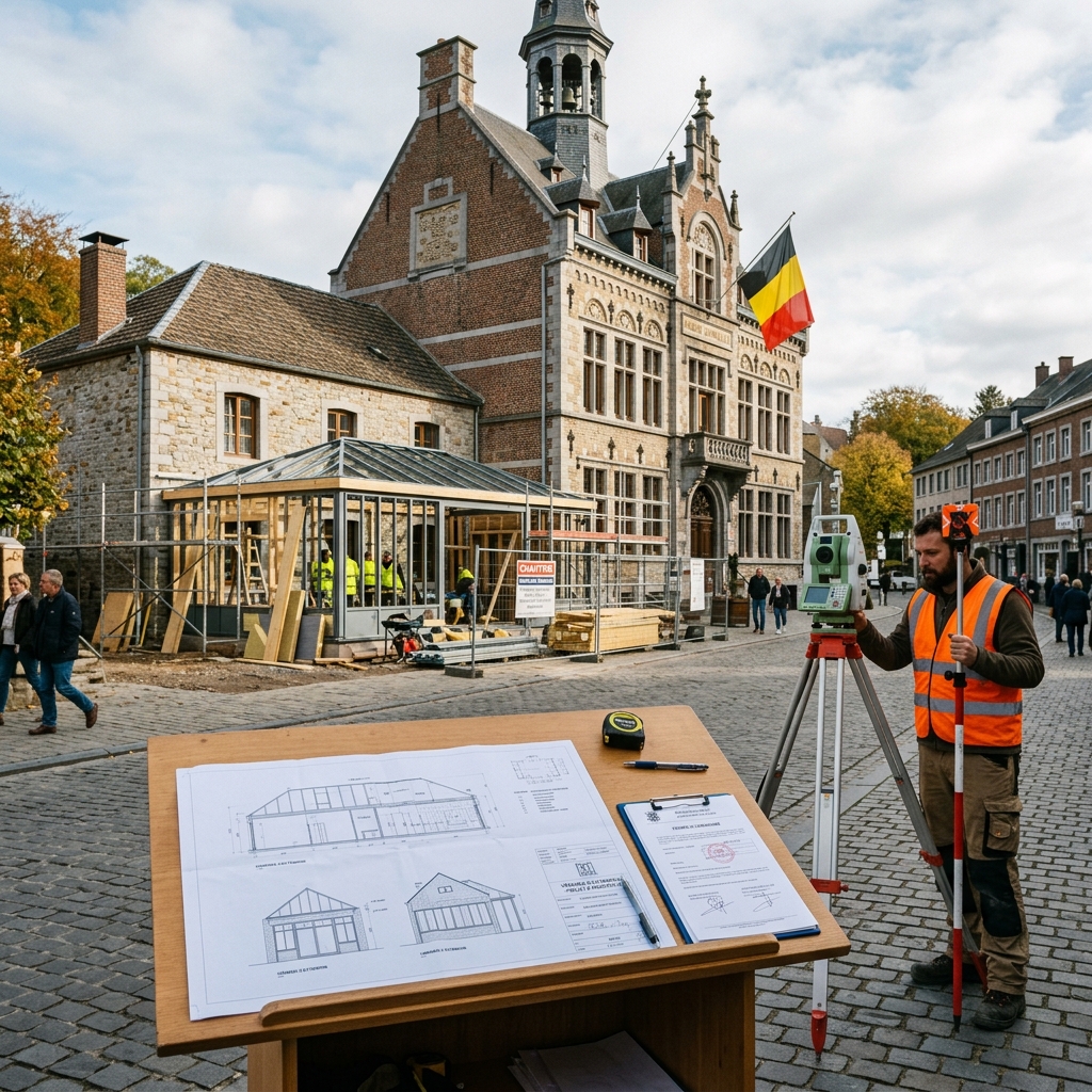 Permis d'urbanisme véranda : règles par région et commune